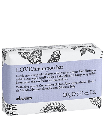 Davines Essential Haircare LOVE Shampoo bar - Твёрдый шампунь для разглаживания завитка 100 гр - hairs-russia.ru